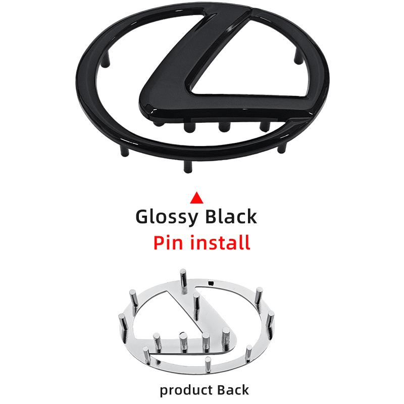 ABS Steering Wheel Center Emblem Sticker for Lexus RX NX ES IS GX LX UX CT GS F Sport RX300 RX350 GX460 etc Logo Badge Decal