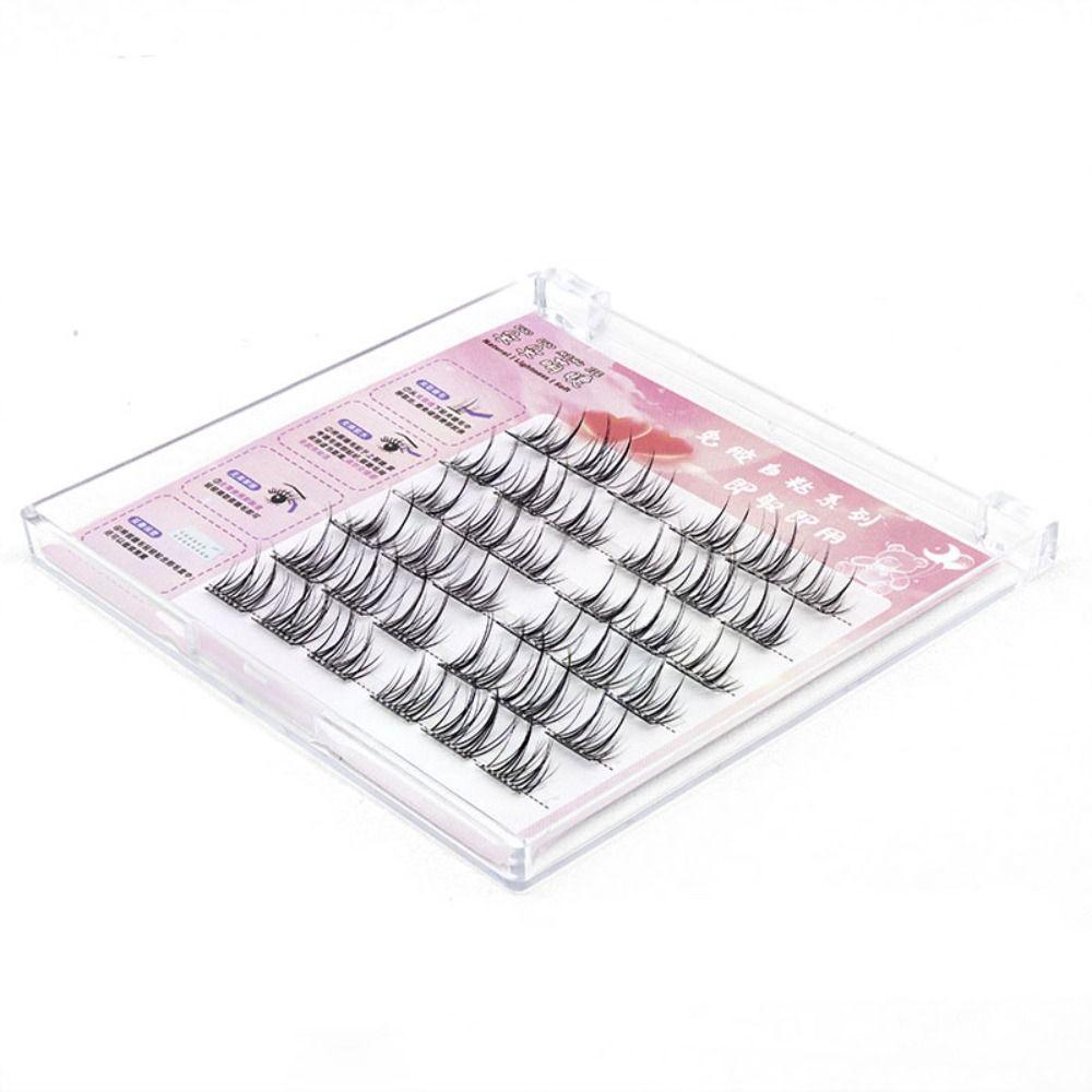 Soft Self-adhesive False Eyelashes Long Lasting Segmented Eyelashes Bundles  Cosplay