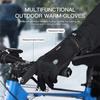 Winter Gloves For Men Waterproof Windproof Cold Cycling Gloves Snowboard Motorcycle Riding Driving Warm Touchscreen Zipper Glove