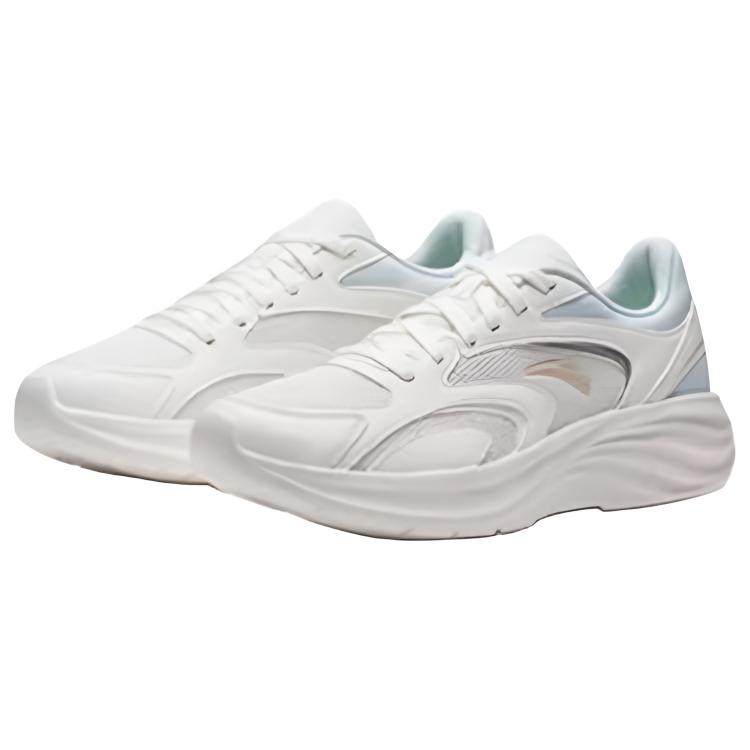 Anta Star Cloud 2 Comfortable Non-Slip Breathable Low-Top Casual Running Shoes Women Sneaker White Blue 922535505-7