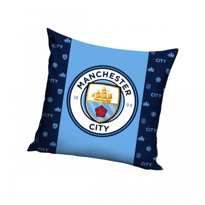 Manchester City FC Crest Filled Cushion