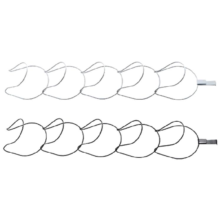 Hat Rack for Doors and Wall Wall Mounted Hat Display Rack with Hook Portable Hangers for Scarves and Ties nero