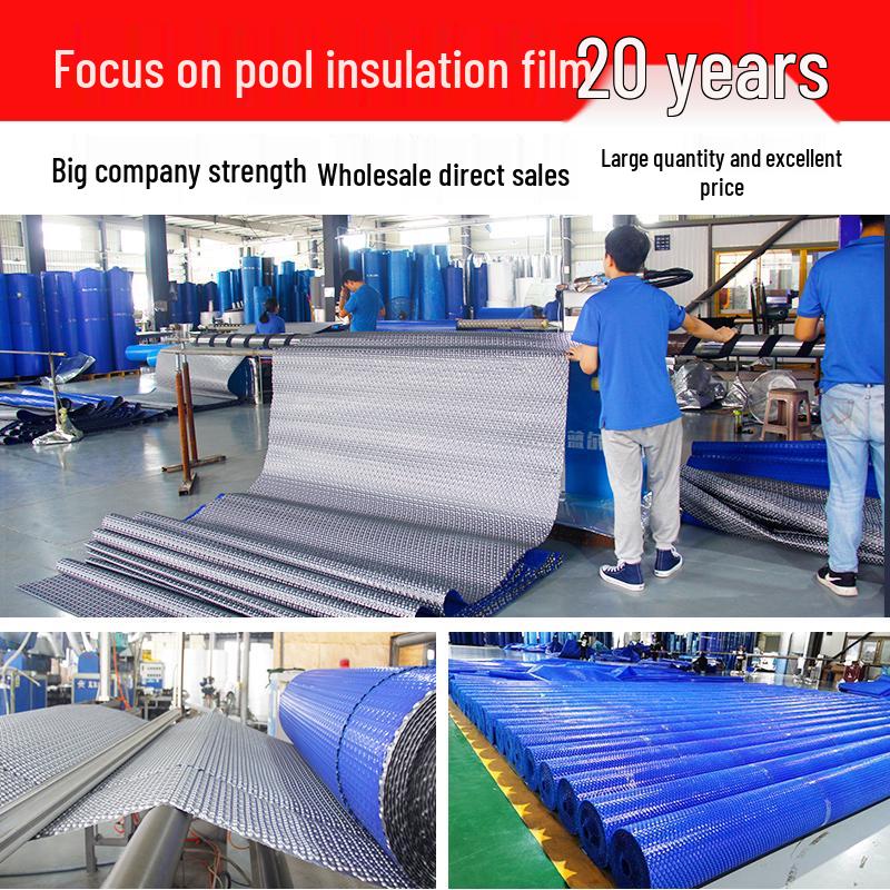 Children's Pool Bubble Insulation Cover - Dustproof & Heat Retaining Film for Pools and Hot Springs.