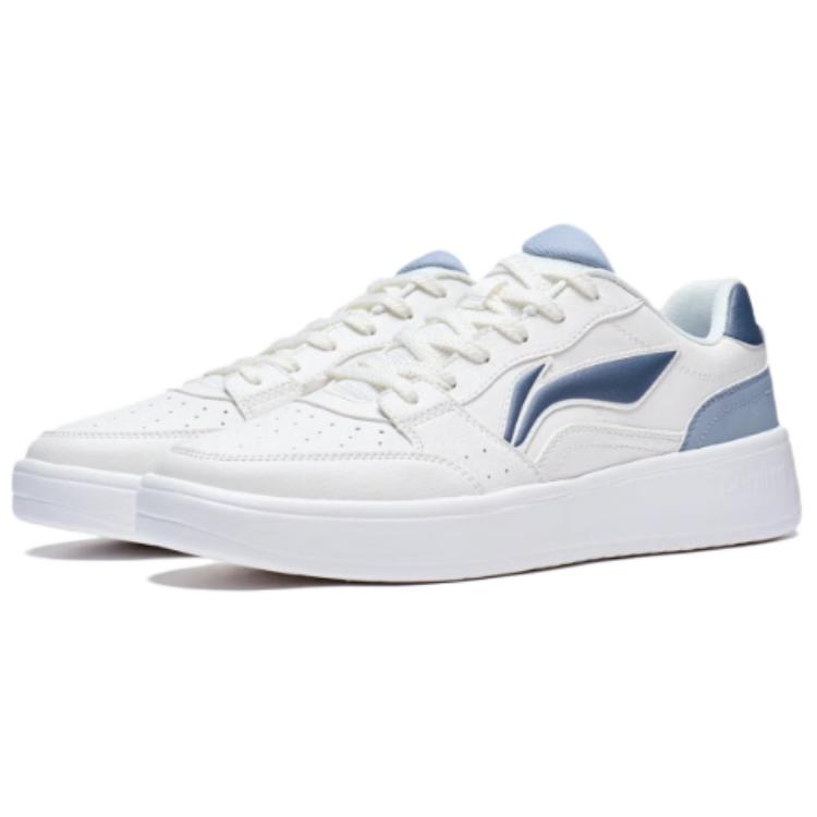 Li Ning Low top Skateboard Shoes Unisex White AGCU459-1
