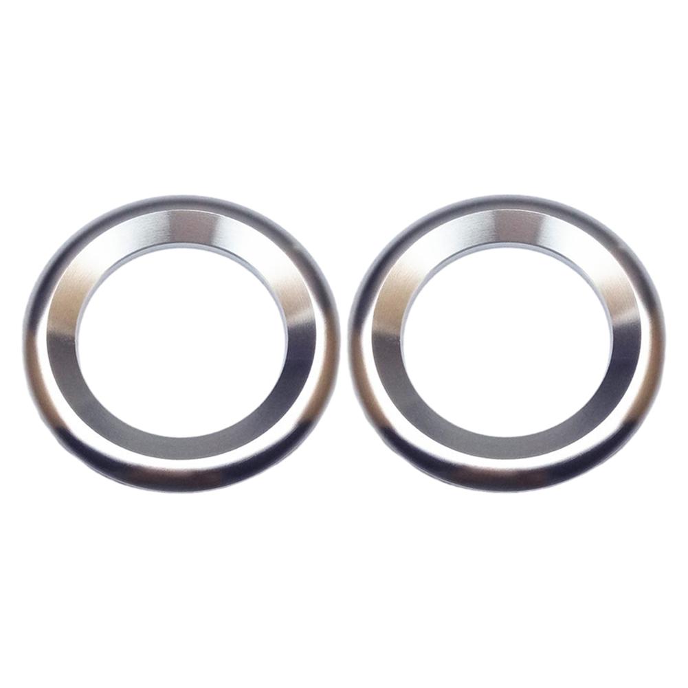 

Car Modification Door Audio Speaker Cover Civic 10th Gen Speaker Ring Enhanced Car Appearance Seamless Integration серебряный