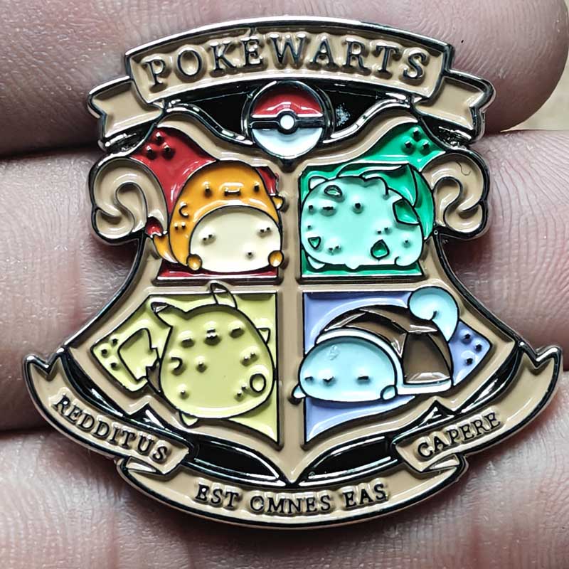 Anime  Bruise Pikachu Enamel Pin Lapel Pins for Backpacks Brooches Badges for Clothes Jewelry Gifts for Friend