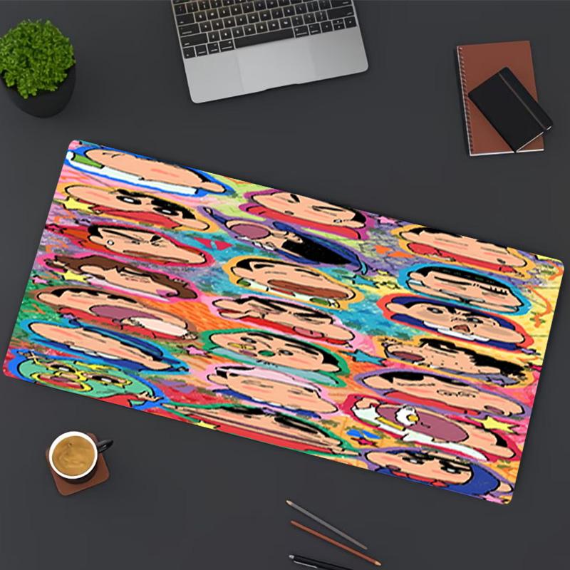 Crayon Shin Print Mouse Pad, for Keyboard Pad Laptop PC Mat for Office Home Use, Desk Decor, Perfect Birthday Gift for Gamers