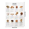Calendar Cat Dog Tapestry Decoration Cloth Bedroom Cute Small Tapestry Background Cloth Ins Calendar Wall Hanging Decor