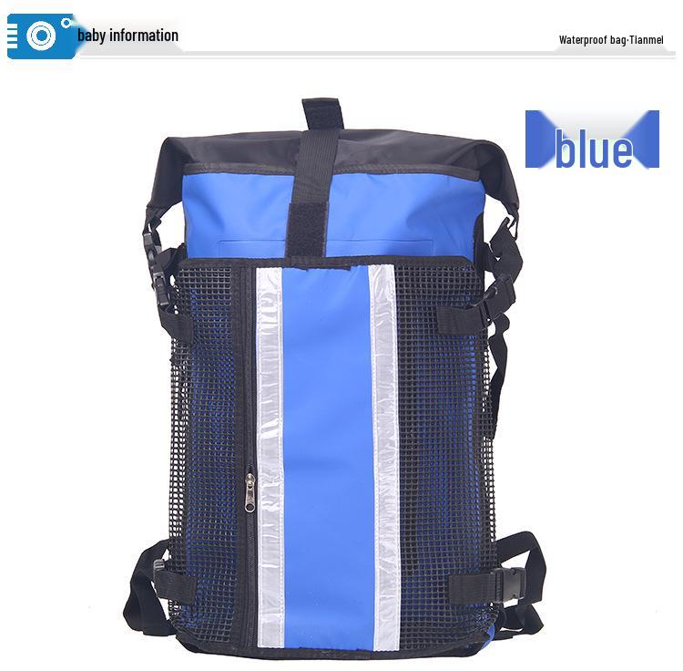 Multifunctional Waterproof Backpack for Outdoor Swimming, Rafting, and Hiking - Dry and Wet Separation Design.