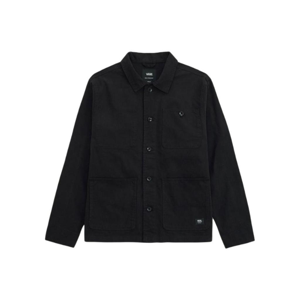 Vans Solid Color Single-Breasted Long Sleeve Jacket Men Jackets VN000KV1BLK