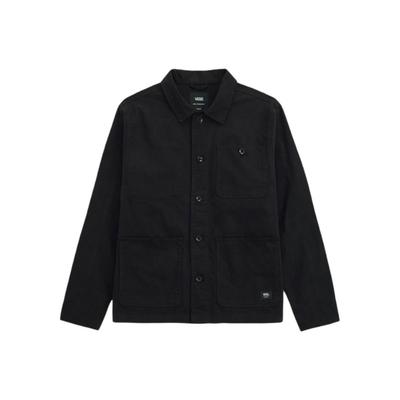 Solid Color Single-Breasted Long Sleeve Jacket Men Jackets VN000KV1BLK