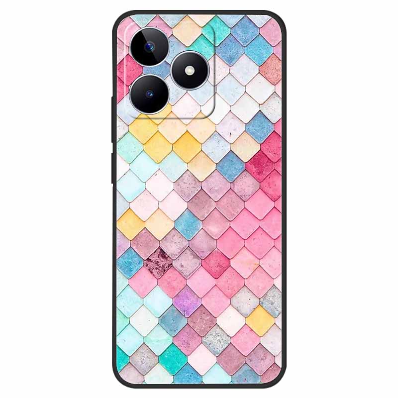 For Realme C53 Case Shockproof Soft silicone TPU Back Cover For OPPO Realme C53 4G Phone Cases Cartoon RealmeC53 C 53 2023