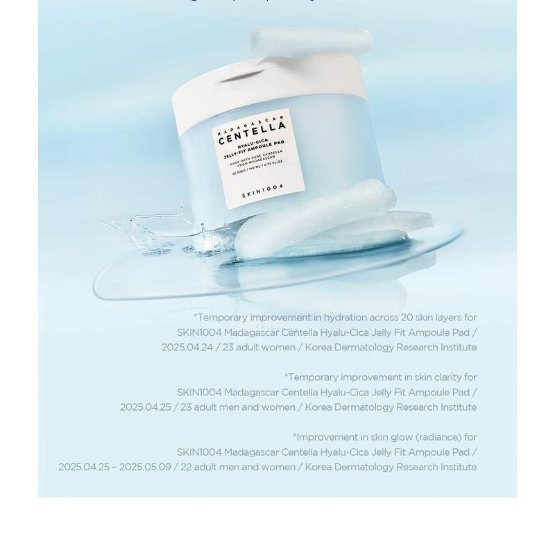 SKIN 1004 - Madagascar Centella Hyalu-Cica Jelly-Fit Ampoule Pad