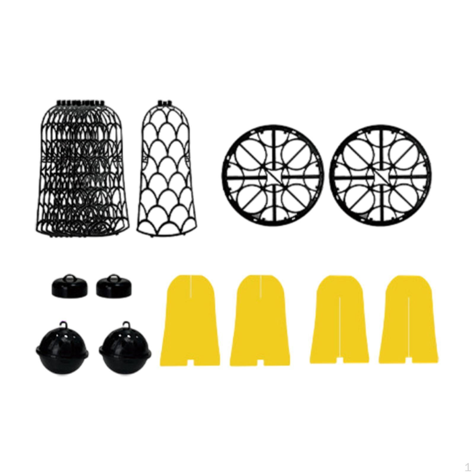 

Outdoor Fly Trap Effective for Camping Trapping Hornet Vegetable Gardens чёрный