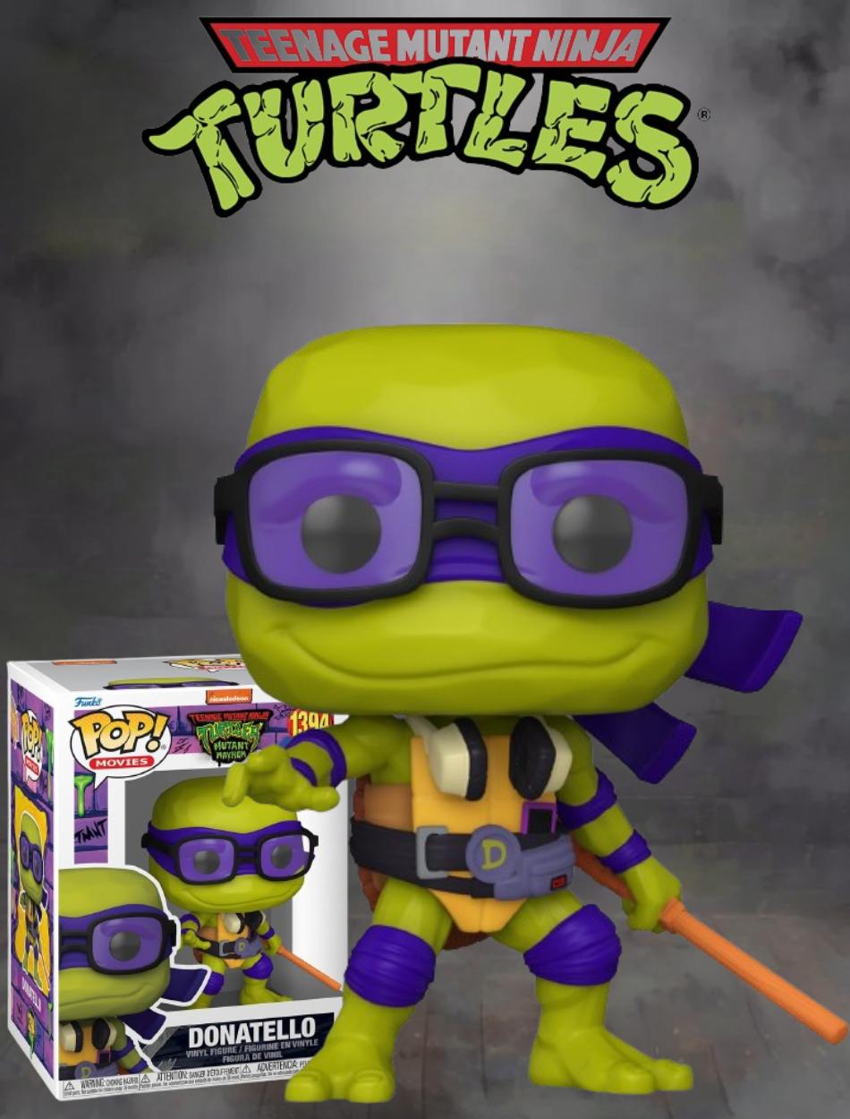 

Черепашки ніндзя фігурка Донателло Funko Pop Фанко Поп ninja turtles Donatello вінілова фігурка №1394 10 зелений