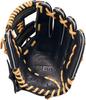ZETT Youth Baseball Soft Black X Pastel Brown BJGB74530F Glove, Steer, All-Around, Left-Handed Throw, (1932), Size M,