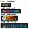 LED Bluetooth Full Color Waterproof Flexible Emoji Car Screen