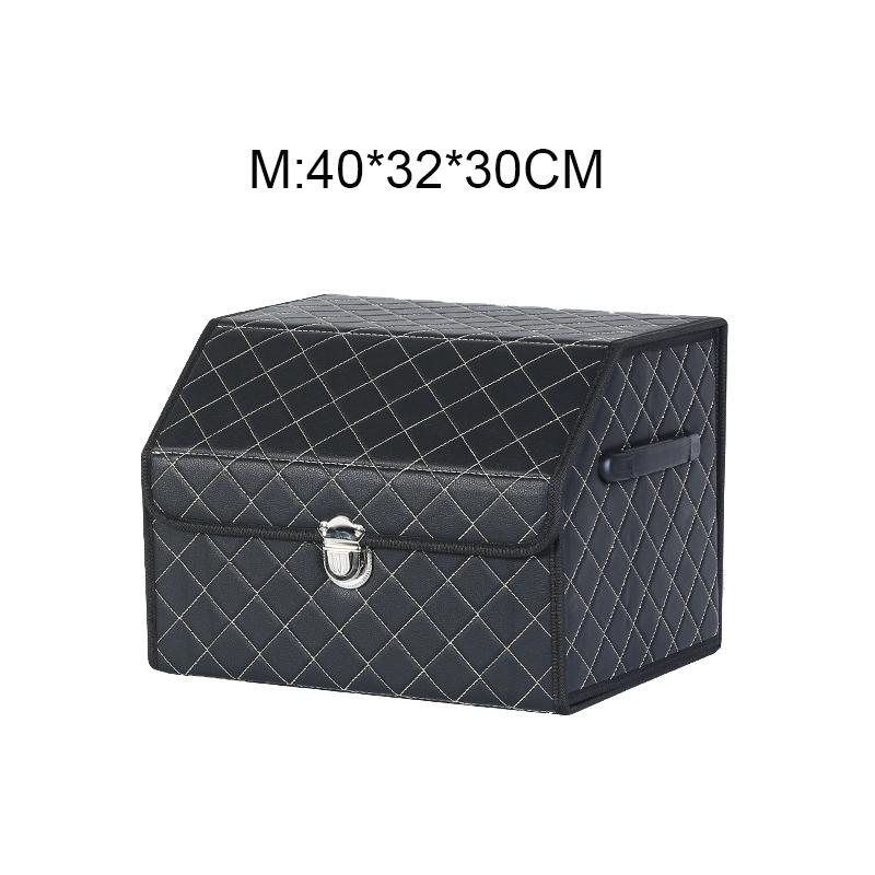 Collapsible Car Storage Organizer Box With Lid - Portable Multipurpose Car Trunk Boxs For Shopping Camping Picnic Waterproof Bag