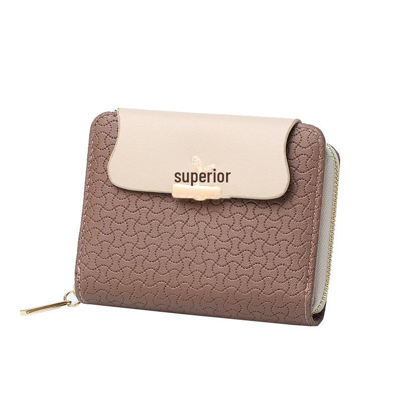 Trendy kurze Geldbörse im japanischen Stil für Damen 2024: Frisches, hochwertiges Portemonnaie und Beutel