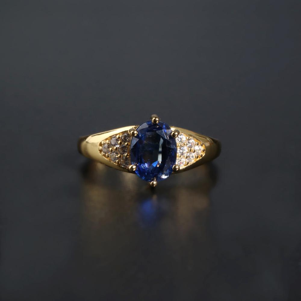 Elegant Vintage Natural Gemstone Blue Kyanite Sterling Silver Ring for Women Anniversaries and Engagement and Holiday Gifts