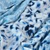 Indigo Dyed Handmade Pure Cotton Tie-Dye Fabric for Tablecloths, Curtains & Creative Decor.