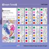 Feile Watercolor Sticky Notes & Bookmark Set: DIY Chinese Style Painting Kit for Kids