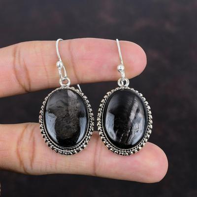 Hypersthen Ohrringe Echter Edelstein Schmuck Vintage Ohrringe 925 Sterling Silber Ohrringe Hypersthen Schmuck Handgemacht Schmuck Geschenke für Frau