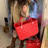 EVA Candy Color Large Capacity Beach Tote Bag