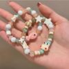 Cartoon Resin Frog Bracelet Korean Style Cute Bead Bracelet Retro Ceramic Fish Bracelet  Gift