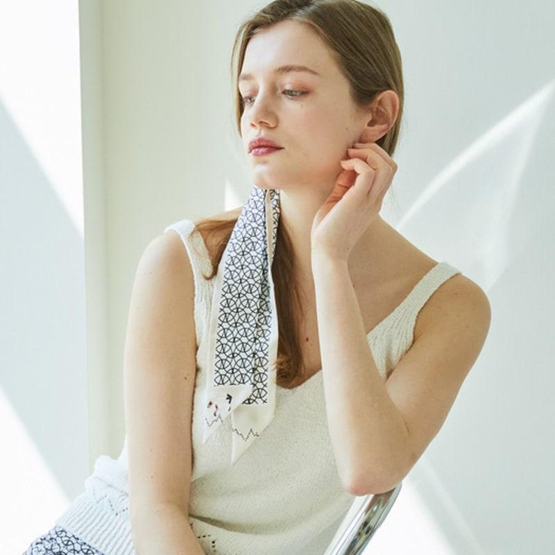 ANA MAISON Super Woman Silk Twilly Scarf [PMT-1392]