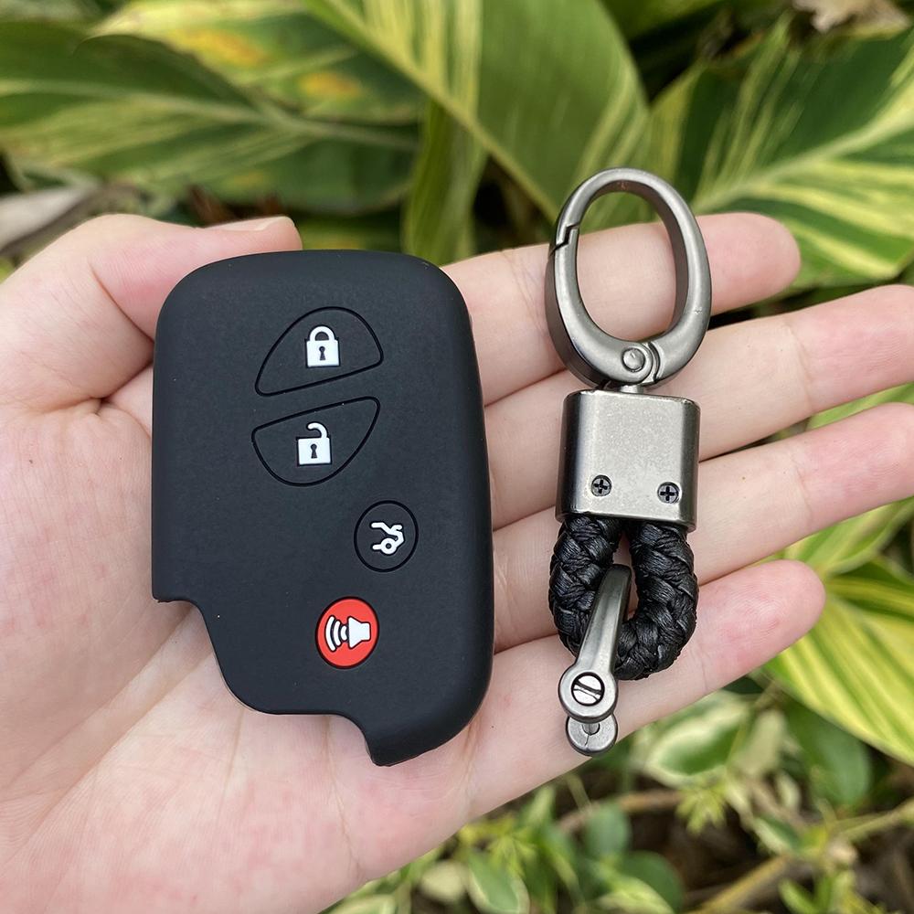 4 Buttons Silicone Car Fob Key Cover Protect Skin Case Rubber Shell Holder for Lexus Ct200h Es350 Gs350 Gs450h Gs460 Is250 Is350