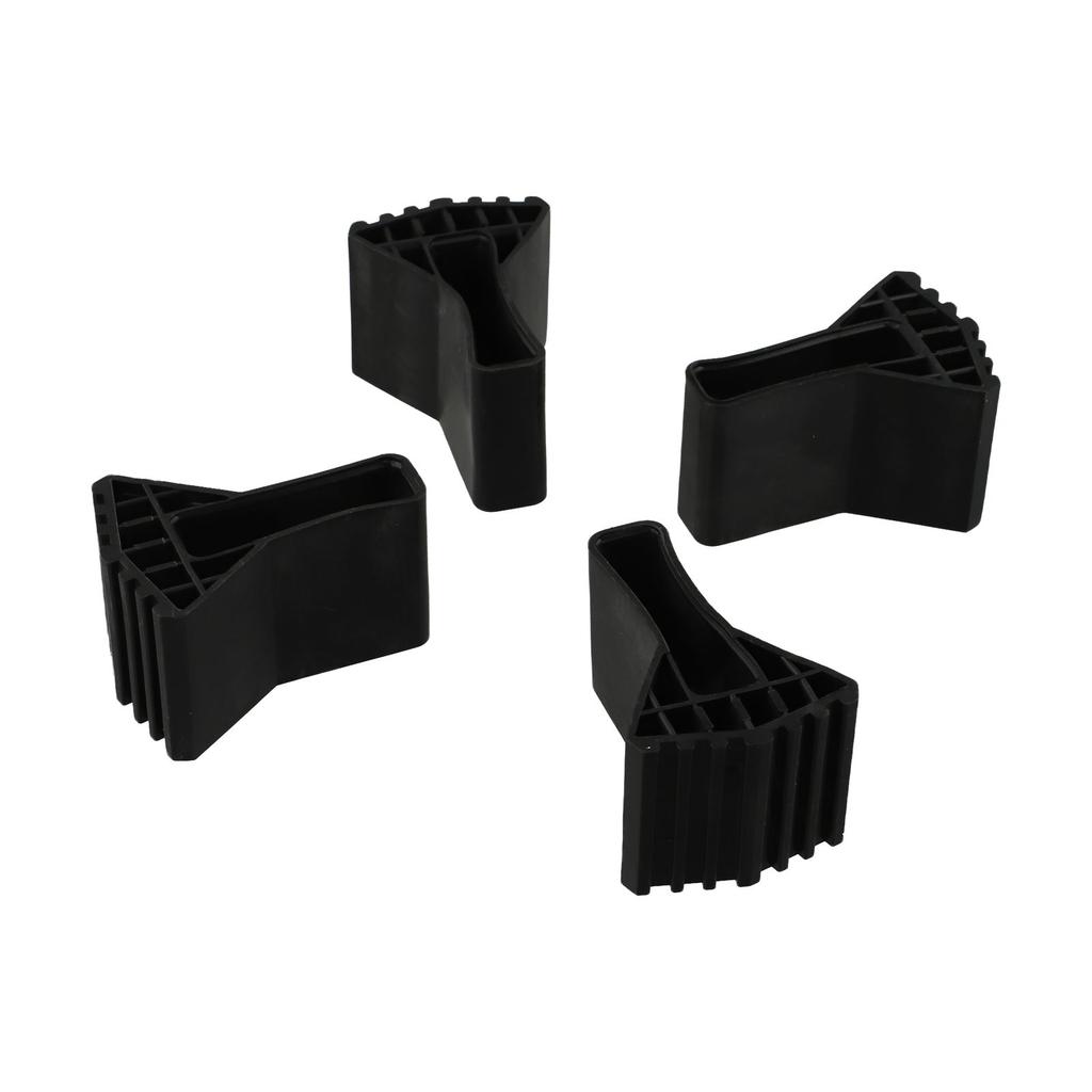 46-teilige Leiterschuhkappen Leichte Gummi-Pads mit einfacher Montage