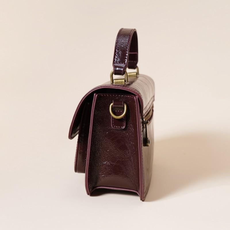 Borsa Quadrata Piccola in Vacchetta Retrò 2025 Nuova Vera Pelle Donna Alta Qualità Monospalla a Tracolla