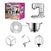 Multifunctional High-Power 10L Stainless Steel Chef Machine, Bread And Butter Mixer And Noodle Machine Egg Cream Beater 220V