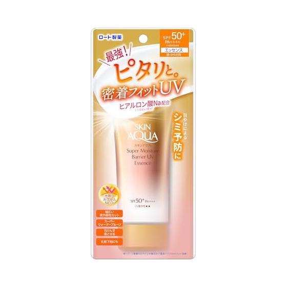 SKIN AQUA (SKIN AQUA) Super Moisture Barrier UV Essence 70g (Contains hyaluronic acid, close fit UV, SPF50+/PA++++ super waterproof)