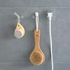 1/5pcs Self-adhesive Hooks Rack Wall Hanger Space Saver Flower Heavy Load Transparent Strong Self Strong Kitchen Bathroom Towel