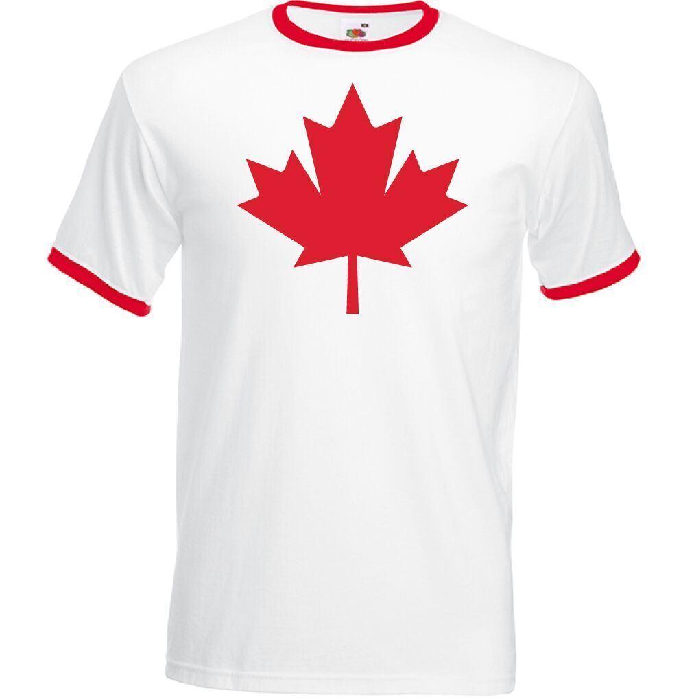 CANADA T-shirt Mens Maple Leaf Canadian National Flag Day Ice Hockey Basketball XXXL