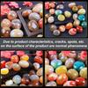 200g 1-1.6cm Color Round Rainflower Stone Bathtub Gardening Flower Pot Landscape Bottom Sand Stone Colored Crystal Craft Stone