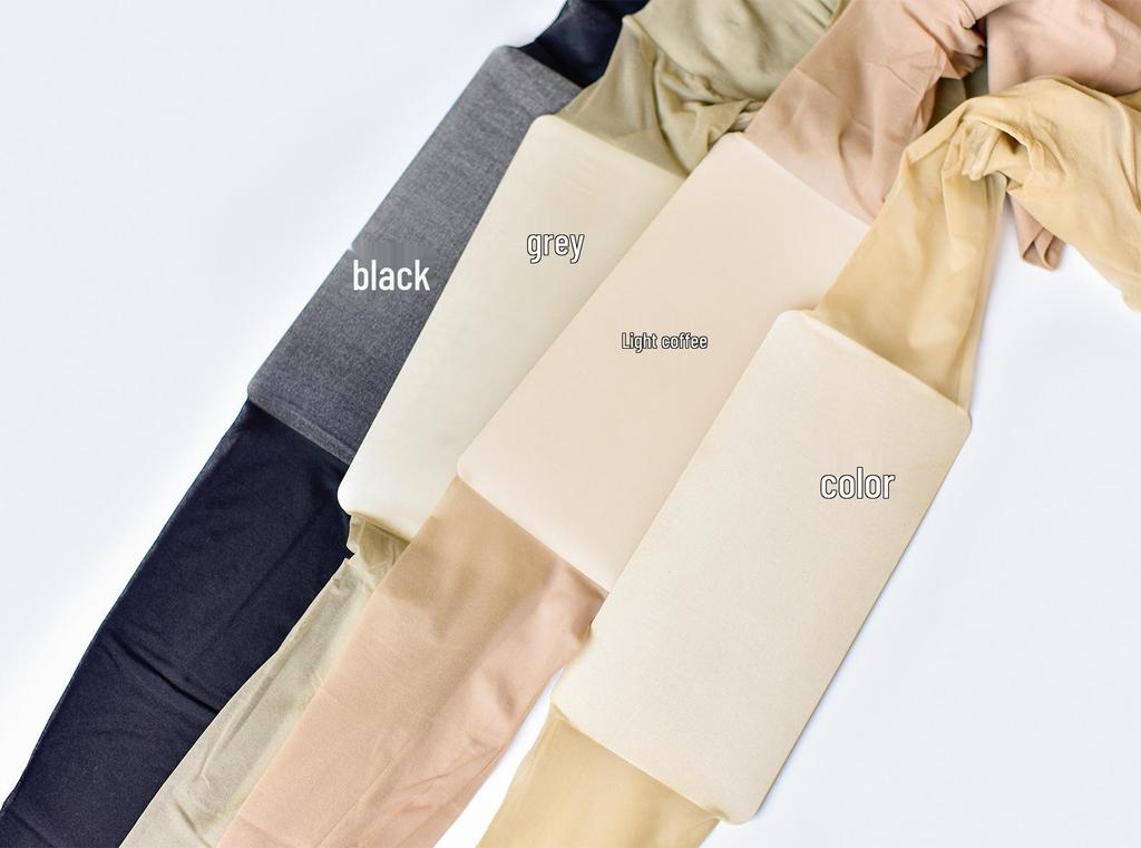 Spring 3D Transparent Seamless Velvet Anti-Snag Silk Tights with Any Cut Toe