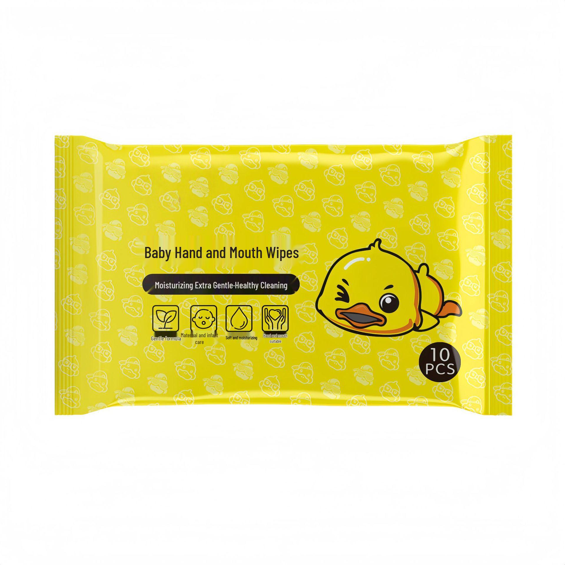 

Cross-border Lotso Baby Hand & Mouth Cleaning Wipes - 10 Packs with Storage Box