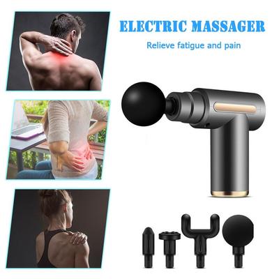 Mini pistol fascial electric Masaj muscular pentru corp, spate, gât, stimulator de țesut, percuție, ameliorarea acidului, relaxare, slăbire, modelare