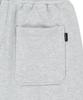 Brown Bless Tag Tuck Sweat Shorts - Ash
