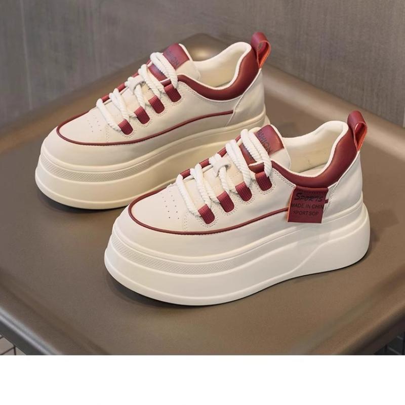 Fashion White Casual Shoes Hidden Heels Women Platform Wedge Sneakers Ladies Leather Golden Shoes Female Krasovki Tenis Feminino Casual