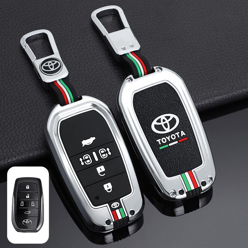 Car Remote Key Cover Case Shell For Toyota RAV4 Highland Coralla Hilux Fortuner Land Cruiser Camry Crown Keychain Accessories