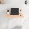 Vidaxl Tabletop, 60X60X(2-4) Cm, Raw Solid Oak Wood