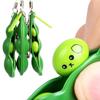 Relieve Stress And Release Pea Creative Simulation Peanut Stress Relief Pea Pod Keychain Toy