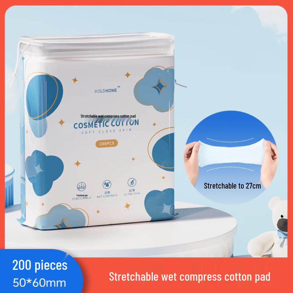 Stretchable Cotton Pad for Beauty Salons - Thin, Wet Compress Pads