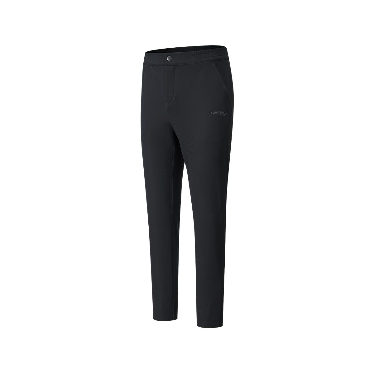 

Saucony Sports Lifestyle Series Solid Color Simple Soft Stretch Slim Straight Knit Pants Women Pants Black SC1240072A-BK01 XS
