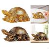 Elegant Resin Turtle Figurine for Home Office Decor