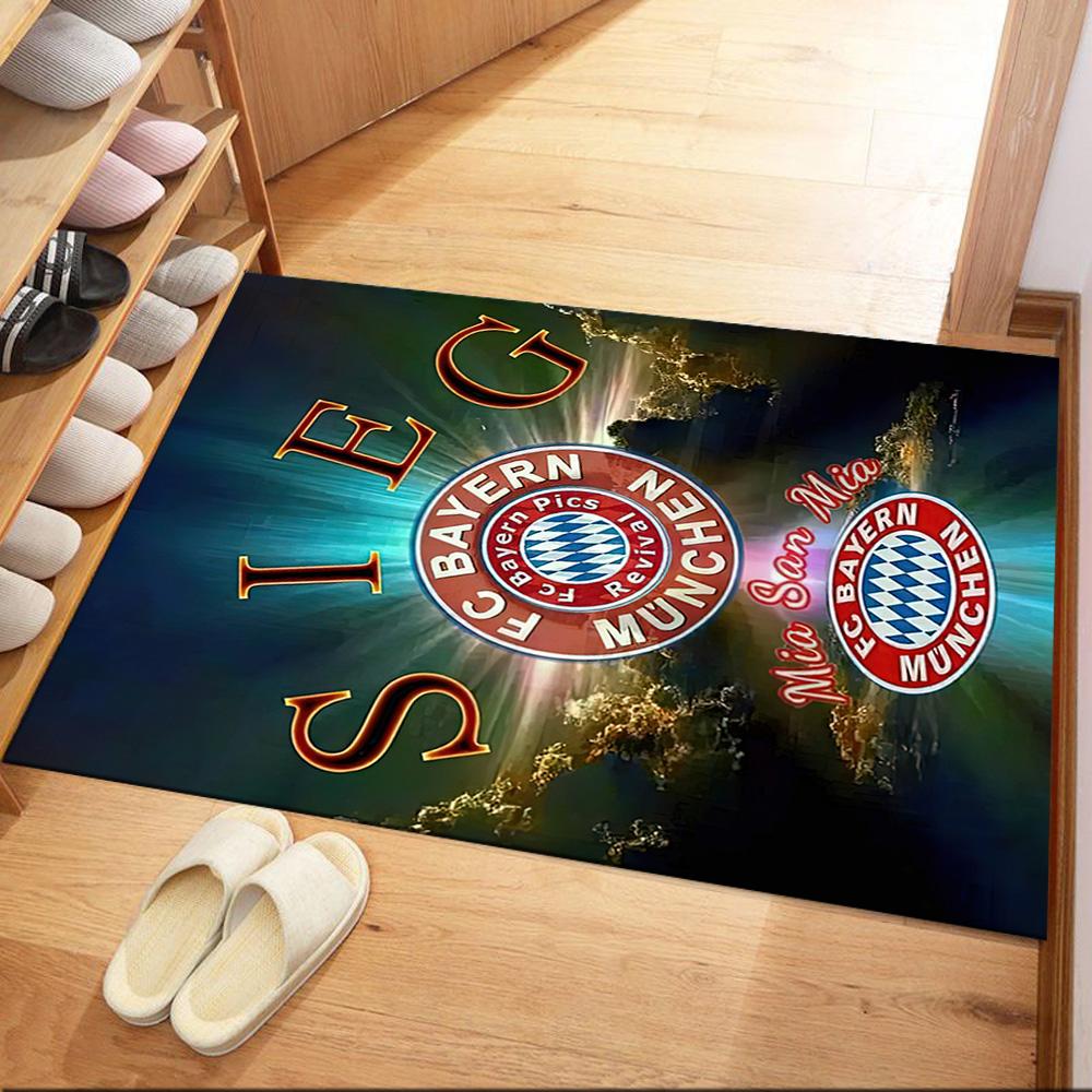 Bayern Munich Carpet Perfect for Bedrooms Kitchen Living Rooms Dormitory Antislip Carpet Decorate Offices Gift for Festivals